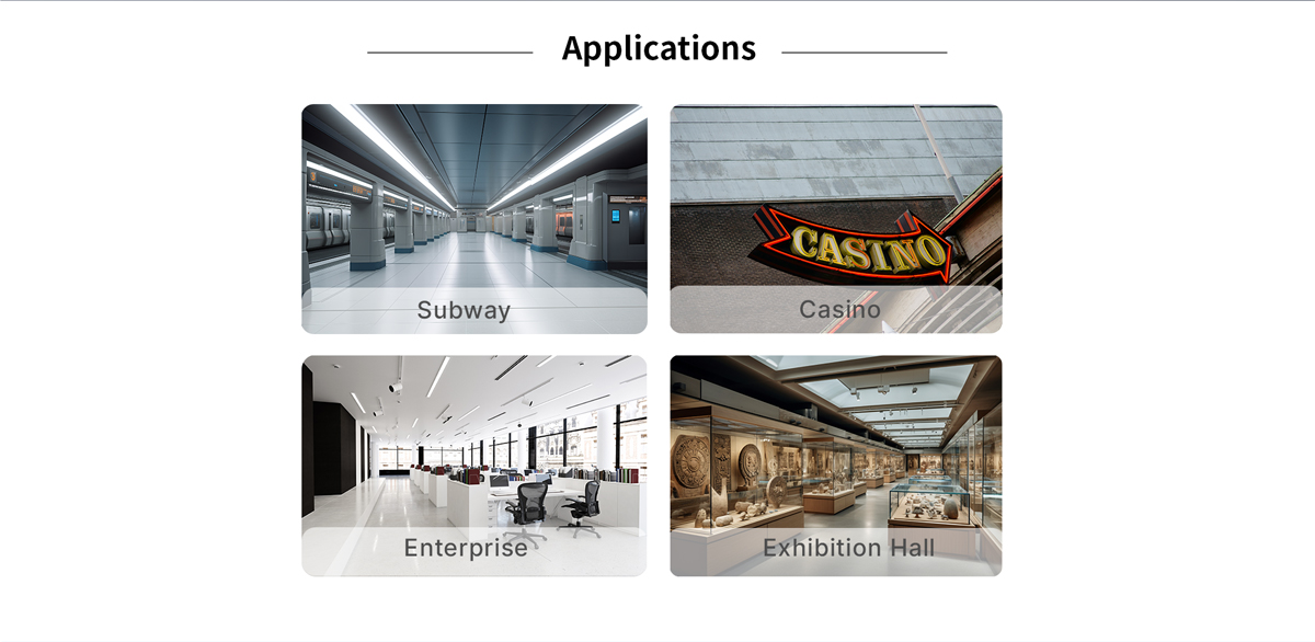 applications, subway, casino, enterprise, exhibition hall