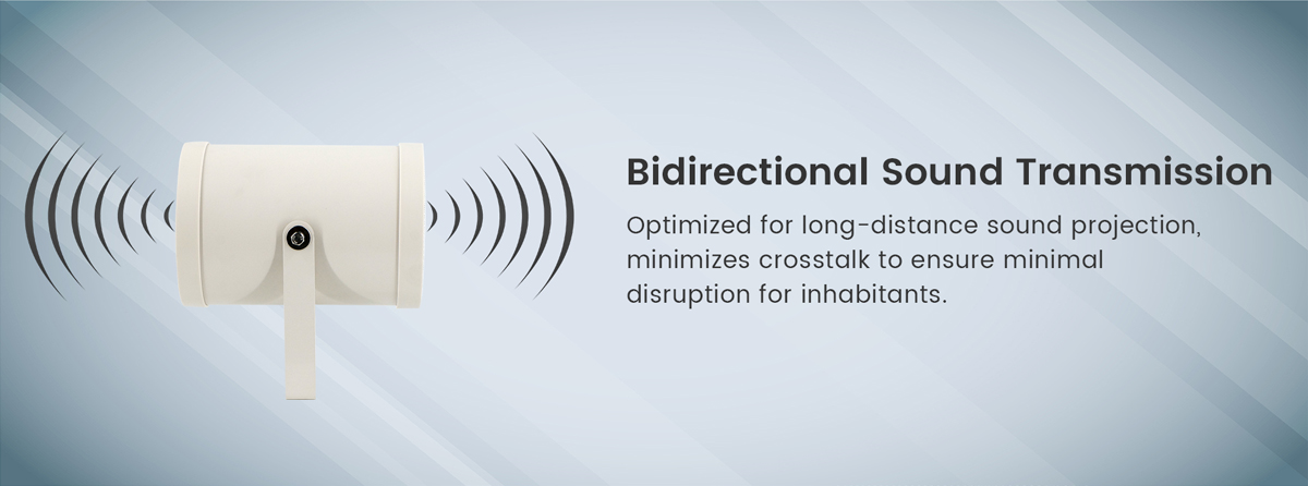 SPON Bidirectional speaker support bidirectional sound transmission.