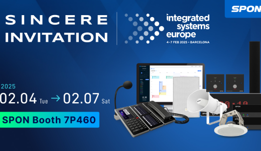 SPON to Showcase Audio Solutions at ISE 2025