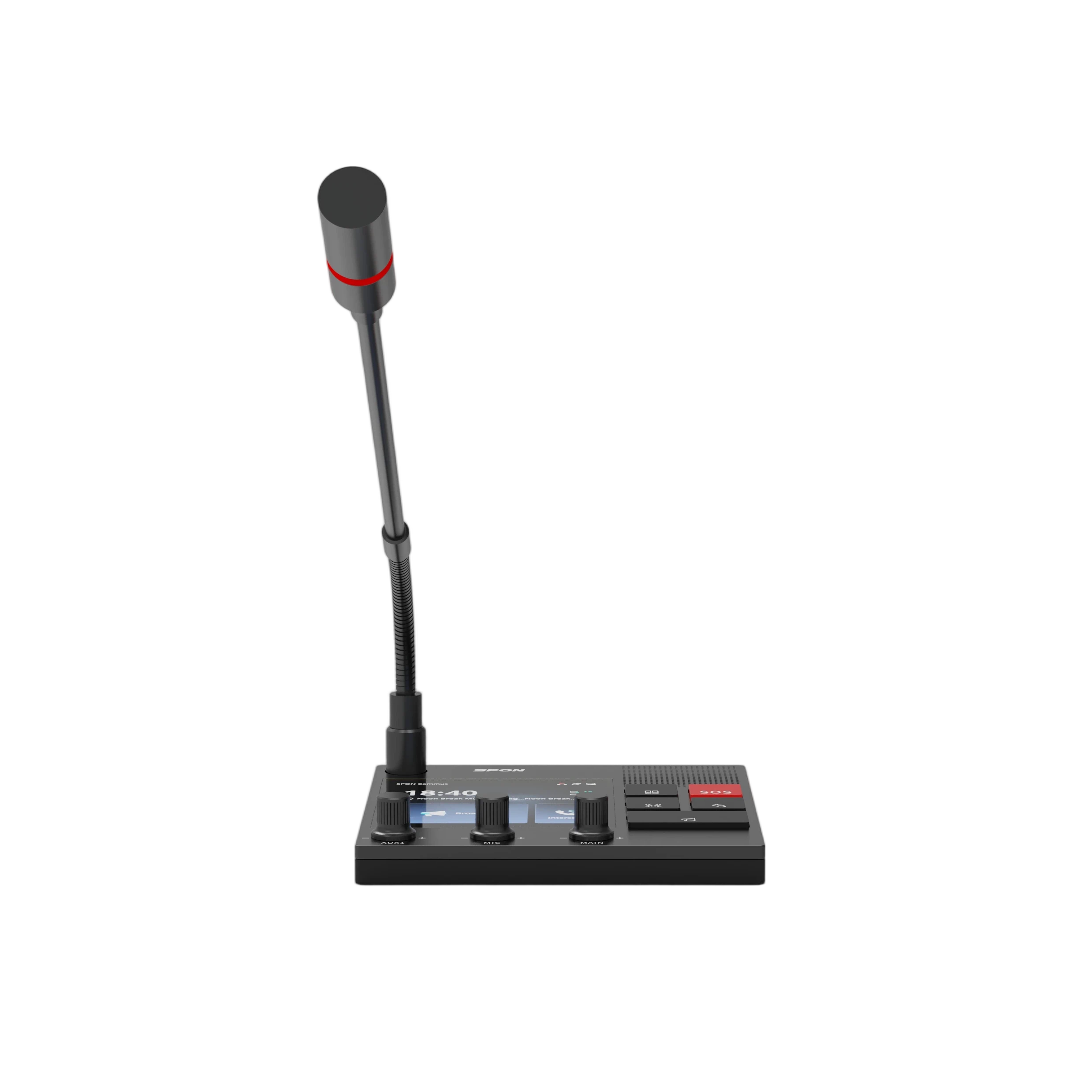 IP paging microphone
